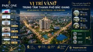 vị trí the parc one bắc giang