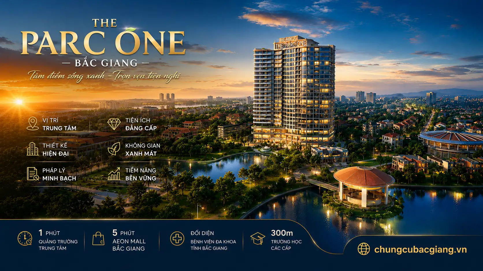 phối cảnh dự án the parc one