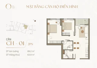 Mặt bằng căn hộ CH-01