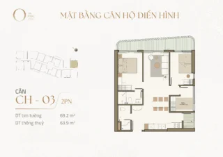 Mặt bằng căn hộ CH-03