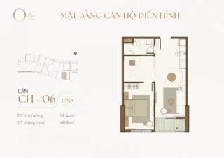 Mặt bằng căn hộ CH-06