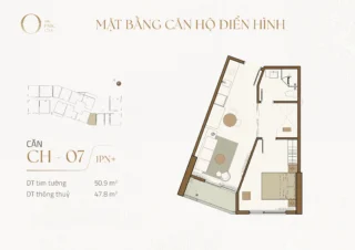 Mặt bằng căn hộ CH-07