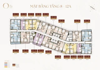 Mặt bằng tầng 8 - 12A