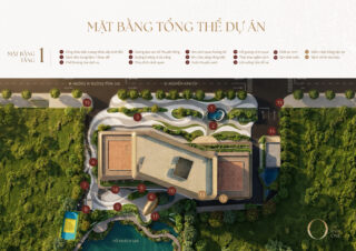The Parc One - mặt bằng tổng thể tầng 1